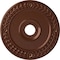 Ekena Millwork Wreath Ceiling Medallion (Fits Canopies up to 6"), 21 1/8"OD x 3 5/8"ID x 7/8"P, Copper Penny CM21WRCPS - alternate 1
